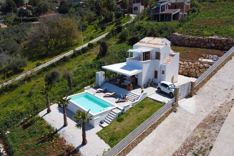Villa Bellacosa con Piscina Privata vista mare