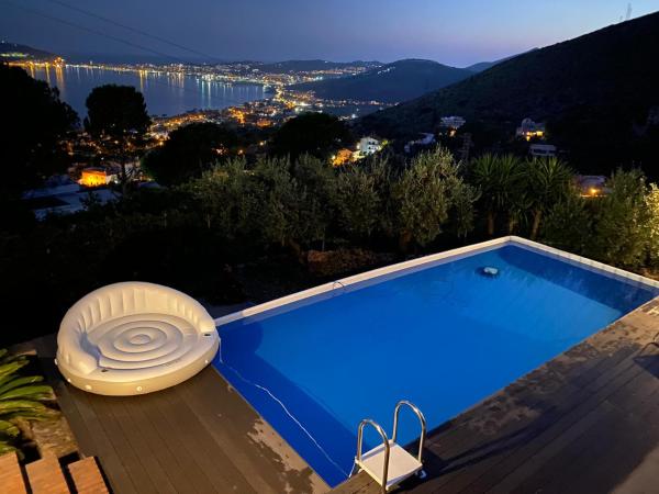 Il Casale villa con piscina e giardino vista mare - villa con piscina privata​ in Lazio